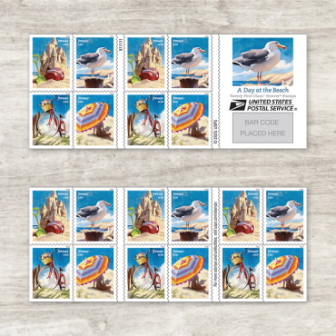 A Day at the Beach Stamps | USPS.com