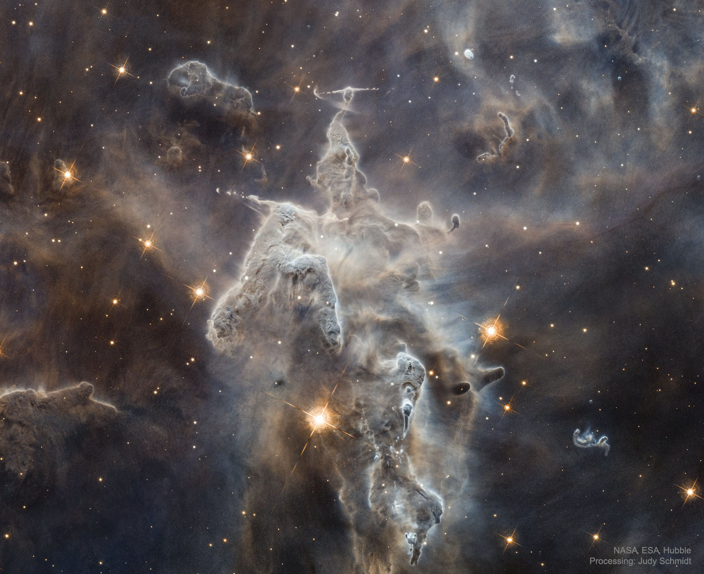 APOD: 2026 April 26 – Mystic Mountain Monster being Destroyed