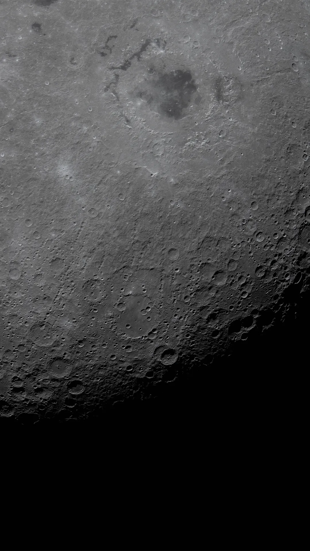Artemis II Lunar Flyby Wallpaper: Orientale Basin