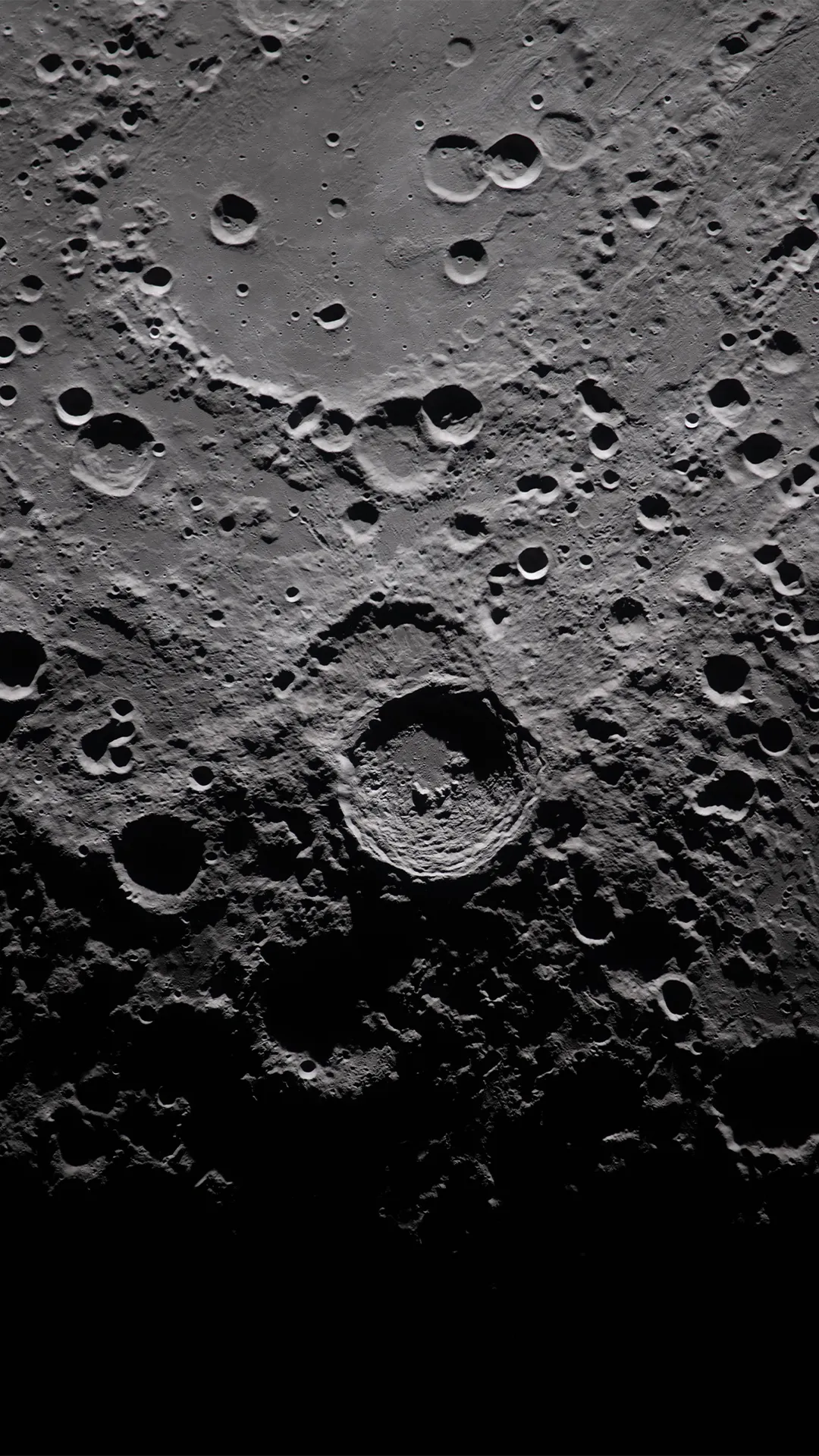 Artemis II Lunar Flyby Wallpaper: Vavilov Crater