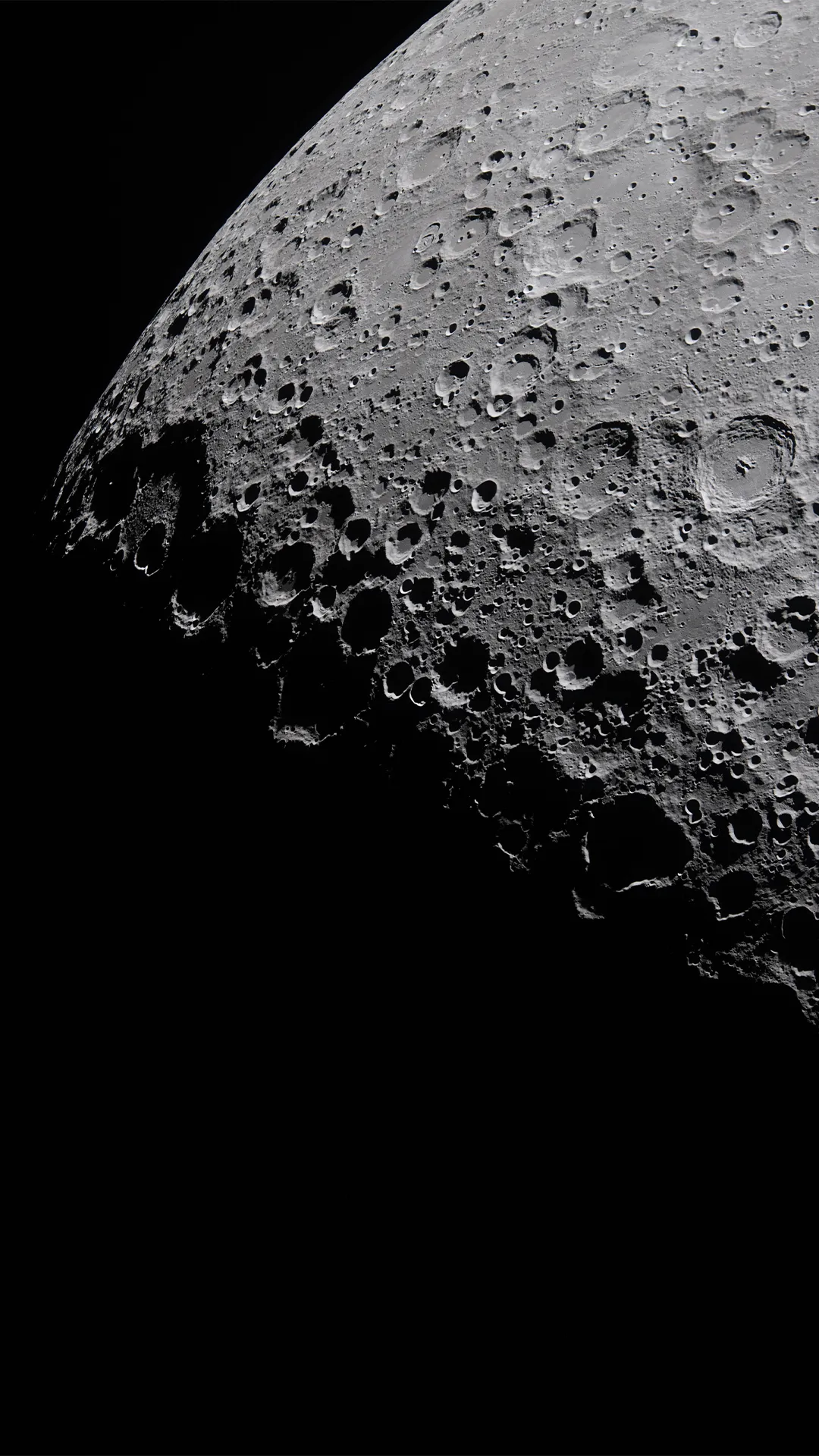 Artemis II Lunar Flyby Wallpaper: Edge of Lunar Day