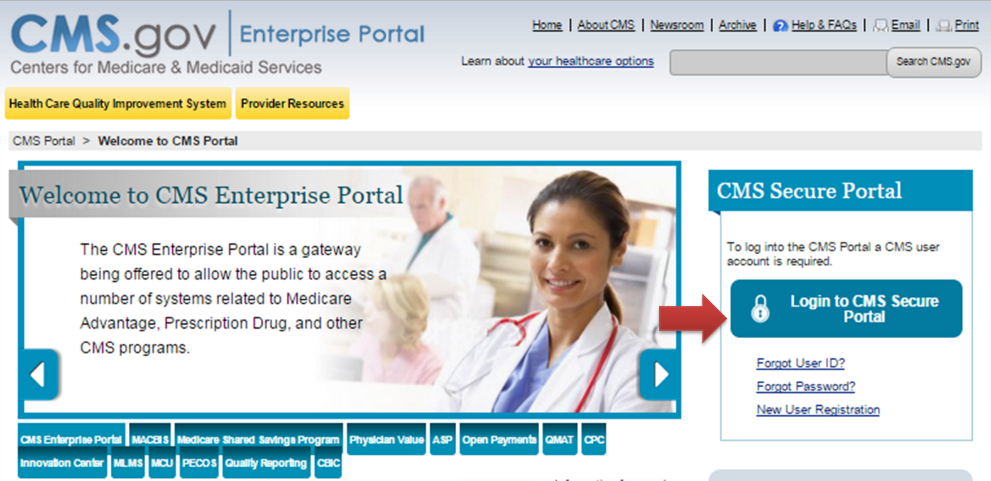 The CMS Enterprise Portal