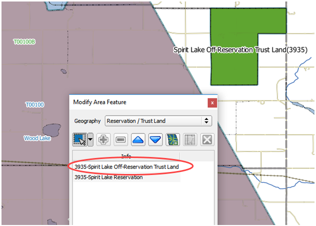 Tribal Census Tract/Tribal Block Group name