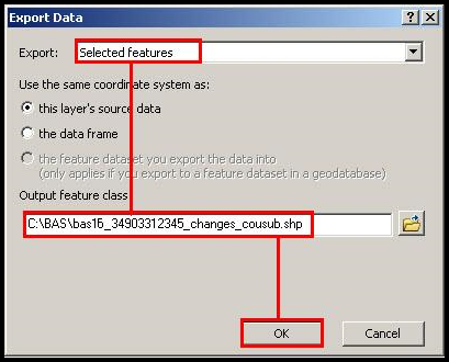 Example C-10: Exporting Data.