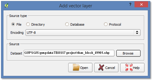 Add vector layer box