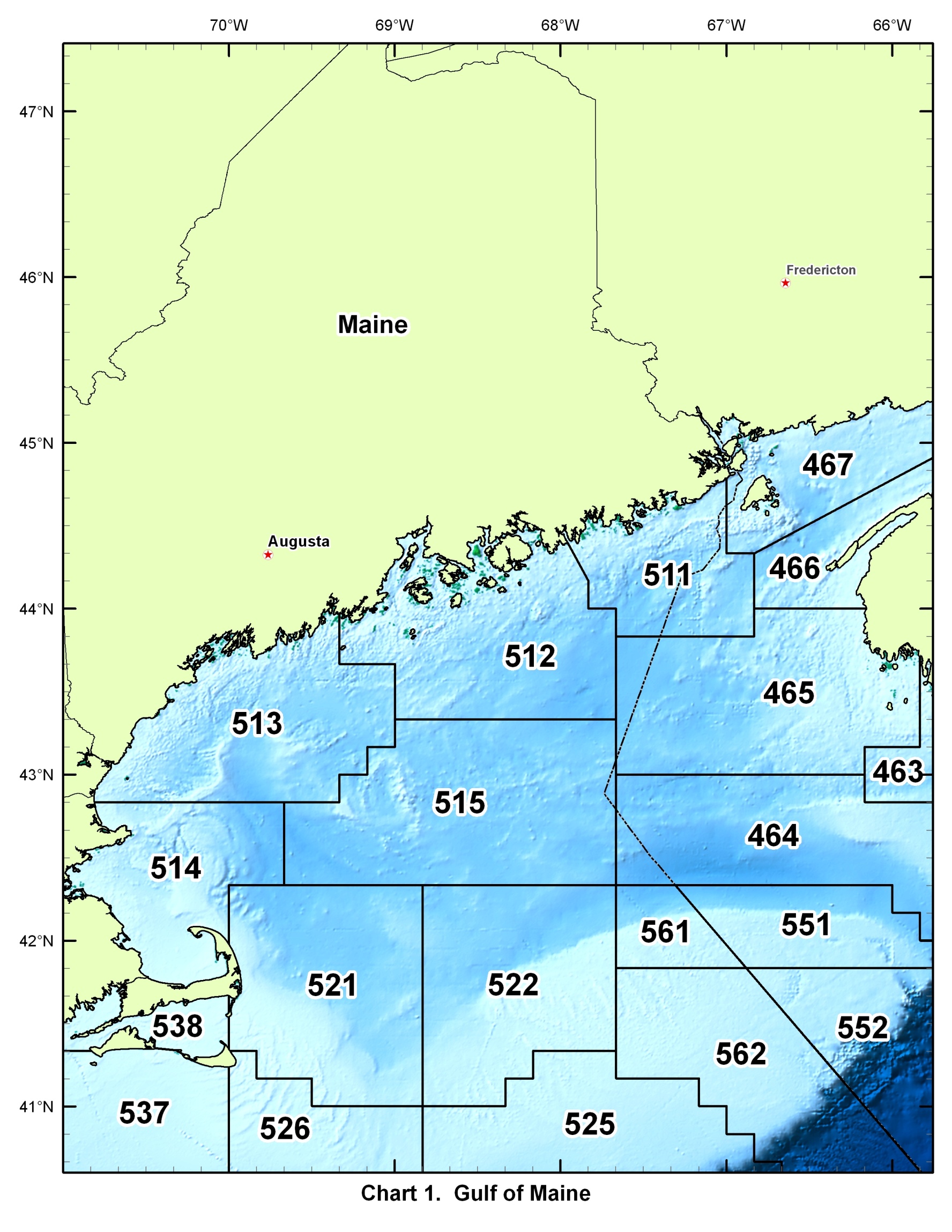 Chart 1 - Gulf of Maine